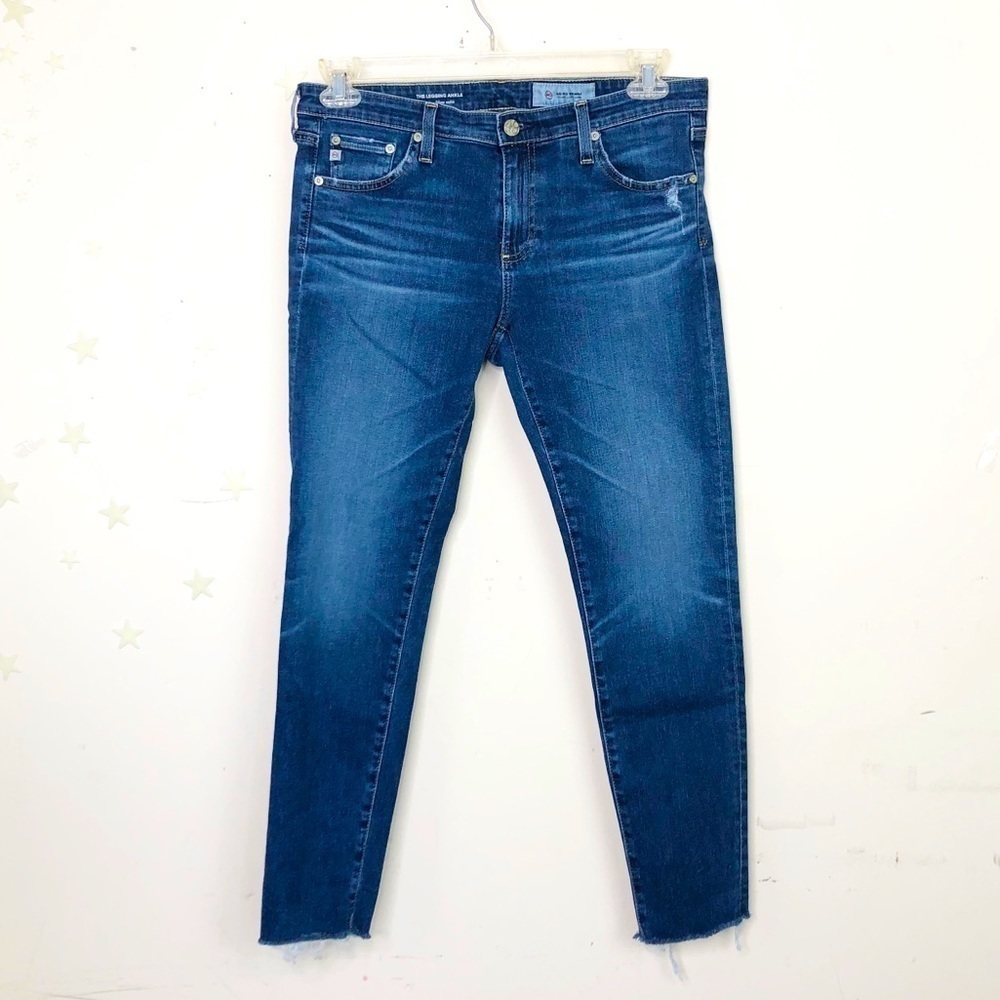 ADRIANO Goldschmeid raw hem skinny jeans
